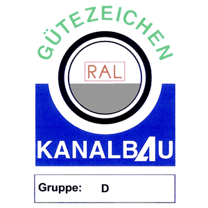 Gütezeichen Kanalbau, Gruppe D